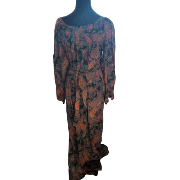 N.R.1 by Ned Gould, Lord & Taylor Women's Size Large Maxi Dress - Picture 2 of 5